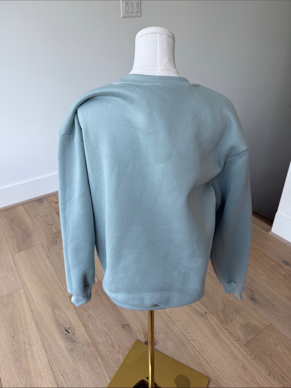 Seafoam Blue "Be Still" Psalm 46:10 Crewneck Sweatshirt - Picture 2 of 2